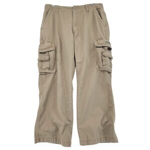 Unionbay Cargo Pants 38x30 Utility Canvas Streetwear Baggy Grunge Skater Y2K